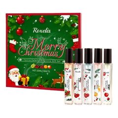Perfume Gift Set for Women – 5 x 10ml Mini Fruity Fragrances, Christmas Gift Box