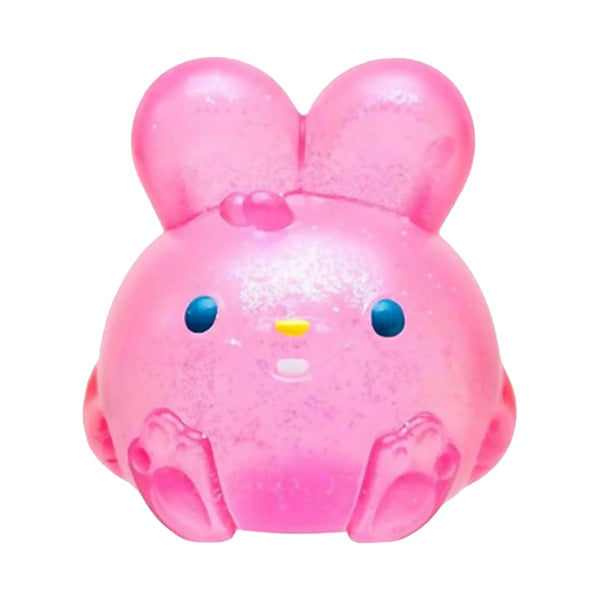 Pink glitter bunny squishy