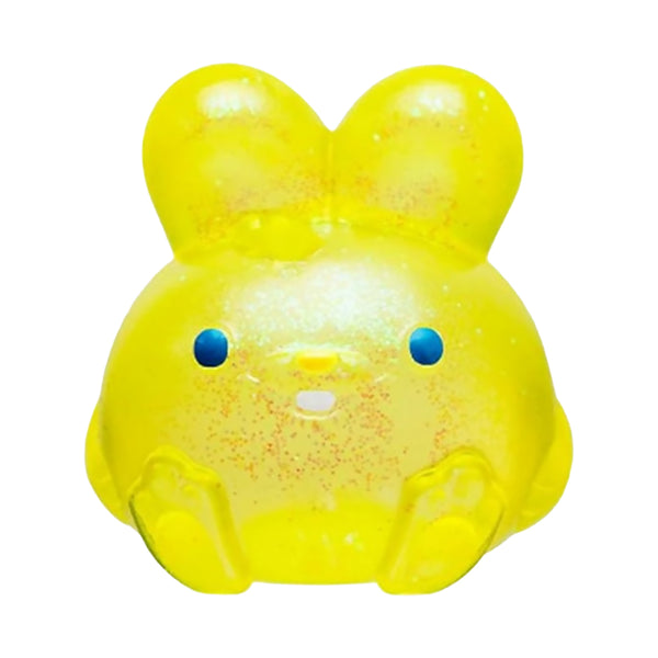 Yellow glitter bunny squishy