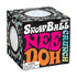 Boxed snowball crunch squishy ball, black box with colourful lettering
