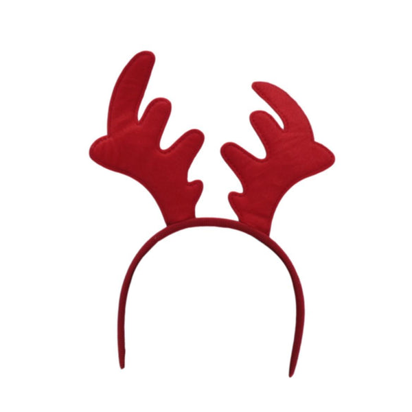 Christmas headband style: Reindeer Antlers (Red), novelty party headband