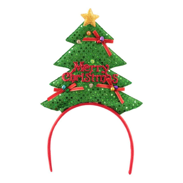 Christmas headband style: Christmas Tree (Green), novelty party headband