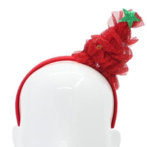 Christmas headband style: Christmas Tree (Red), novelty party headband