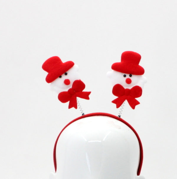 Christmas headband style: Two Snowmen, novelty party headband