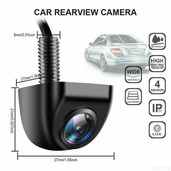 Waterproof HD 170° Car Reverse Backup Night Vision Camera Rear View Parking Cam - Lets Party