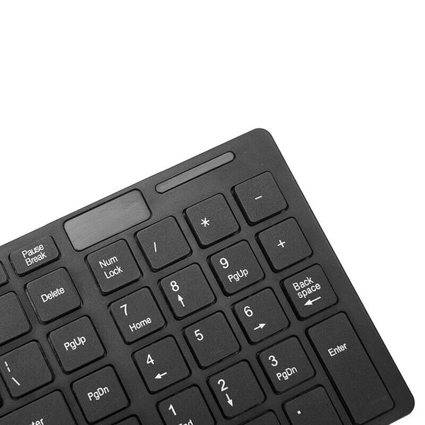 Slim Wireless Keyboard and Mouse Combo USB Set For PC Laptop Desketop Tablet - Lets Party