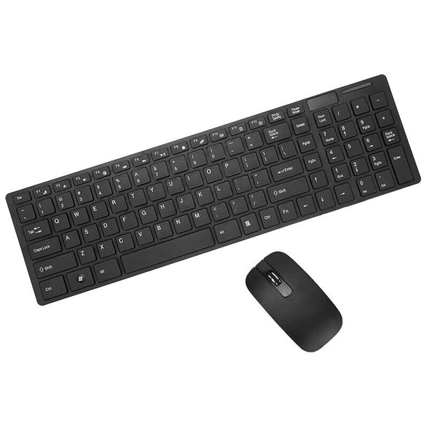 Slim Wireless Keyboard and Mouse Combo USB Set For PC Laptop Desketop Tablet - Lets Party