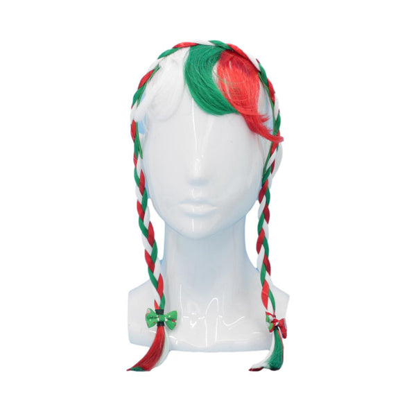 Christmas headband style: Christmas Braids, novelty party headband
