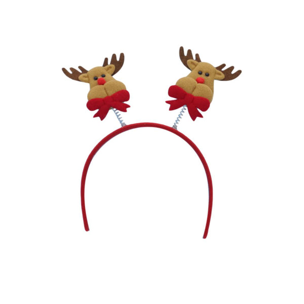 Christmas headband style: Two Reindeer, novelty party headband