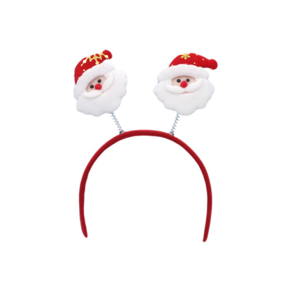 Christmas headband style: Two Santas, novelty party headband
