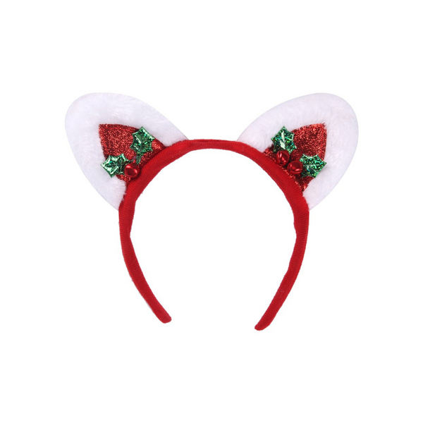 Christmas headband style: Cat Ears, novelty party headband