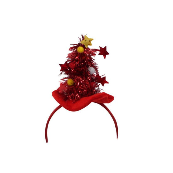 Christmas headband style: Christmas Tree (Red), novelty party headband