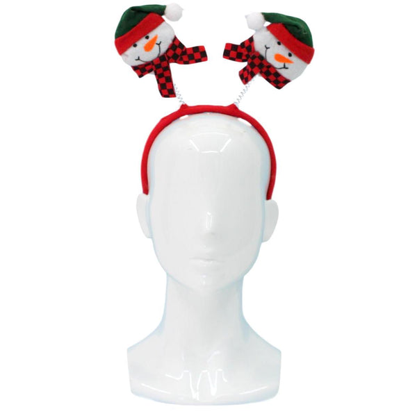 Christmas headband style: Two Snowmen, novelty party headband