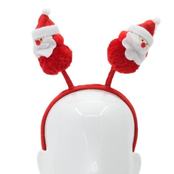 Christmas headband style: Two Santas, novelty party headband
