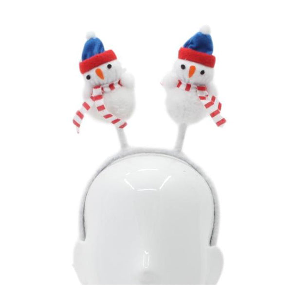 Christmas headband style: Two Snowmen, novelty party headband