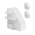 Pegboard Desktop Organiser 3 Piece S Or L Size White File Holder Pen Caddy New