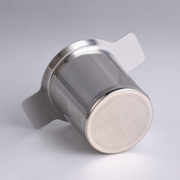 Stainless Steel Mesh Tea Infuser Metal Cup Strainer Loose Leaf Filter With Lid