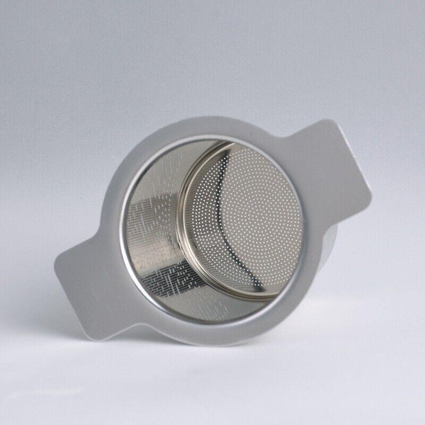 Stainless Steel Mesh Tea Infuser Metal Cup Strainer Loose Leaf Filter With Lid