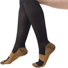 3 Pairs Compression Socks Copper Medical Stockings Travel Running Anti Fatigue