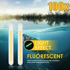 100X Chemical Light Fishing Fluorescent Glow Stick Clip On the Rod Tip GlowStick