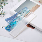 6X Pendant Resin Epoxy DIY Rectangle Mould Casting Craft Silicone Bookmark Mold