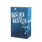 25pcs Halloween Kraft Paper Treat Bags Creative Candy Flat Pockets for Party