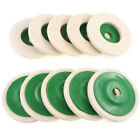 UP 40X Wool Polishing Discs 4Inch Finishing Wheel Buffing Pads for Angle Grinder