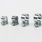 10pcs galvanized iron fuel hose clamps for automobile air pipe secure gri AU