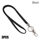 3PCS Rhinestone Lanyard Neck Strar ID Card Holder Key Case Name Badge ID card AU