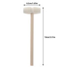 30X Mini Wooden Hammer For Chocolate Breakable Heart Hammer Mallet Smash DIY Toy