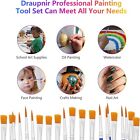 Bulk Flat Fine Paint Brushes Small Brush Empty Paint Pots Strips Art Festivals