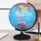 32cm World Globe Map Blue Ocean Swivel Stand Geography Educational Toy Gift