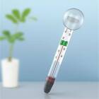 5pcs Floating Aquarium Vertical Thermometer Fish Tank Glass Temperature Meter AU