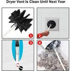 Chimney Sweep Kit Flexible Rod Flue Brush Fireplace Duct Pipe Cleaning Tools
