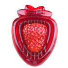 Strawberry Slicer Fruit Cake Plastic Carving Tools Cutter Decoration Salad Egg