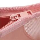 Stand Cosmetic Bag Travel Zipper Makeup Brush Mesh Visible Organizer Pouch