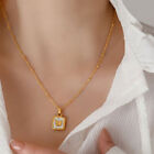 Vintage Butterfly Pendant Necklace and Earrings Set Fashion Jewelry Gift for Her