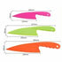 6 pcs Kids Kitchen Knife Plastic Fruit Knife Safe Knives for Bread Lettuce Salad