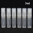 100PCS 3ml Plastic Perfume Bottle Atomizer Pump Spray Comestic Container Clear