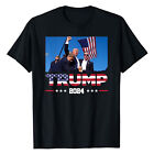 Trump T-Shirt Shot T Shirt Top Donald Trump 2024 Never Surrender Shooting Fight