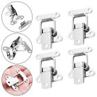 4 X Stainless Steel Clasp Case Clip Loop Suitcase Box Trunk Latch Lock Guitar AU