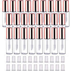 20X 1.2ML Empty Lip Gloss Tubes Containers Mini Lip Bottle Syringes  Tag Labels