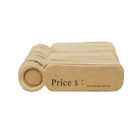 500Pcs Merchandise Display Price Tags Wedding Label Price Watch Display Brown AU