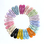 Macaron Colored Metal Snap Hair Clip Gift Mixing Colors Hair Accessories