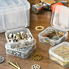 Clear Small Bead Organizers Plastic Storage Cases Jewelry Containers Craft Boxes