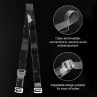 3Pairs Adjustable Transparent Invisible Bra Strap Clear Underwear Shoulder Strap