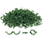 500PCS Green Veggie Garden Plant Support Clip Trellis Twine Greenhouse Vegetable