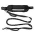 Adjustable Hands Free Dog Leash Lead + Waist Bag Belt Jogging Walking Running