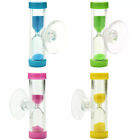 6X Suction Cup Hourglass for Tooth Brushing Shower Timer Suction Cup Count Down