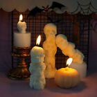 Silicone 3D Skull Candle Mold DIY Making Soap Wax Resin Mould Craft Halloween AU